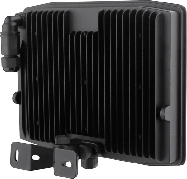 e2 LED Strahler, Fluter Pro 100W tageslichtweiss 6000K IP65 Schwarz Aluminium 24x18,5cm
