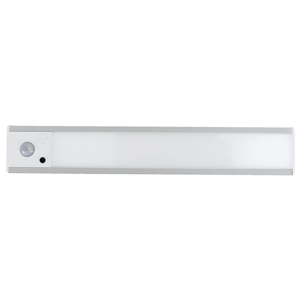 e2 LED Akku-Leuchte BL2 1,5W CCT warm-/neutral-/tageslichtweiss 3000K/4000K/6500K Bewegungsmelder Fernbedienung Akku Weiß Aluminium 37x4cm