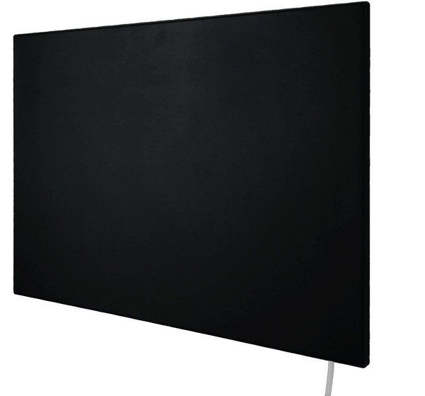 e2 Infrarotheizungen, Infrarot-Heizpaneel Design 600W IP54 Schwarz 100x59,5cm