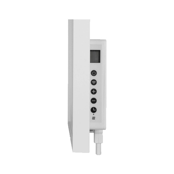 e2 Infrarotheizungen, Infrarot-Heizpaneel Smart & Easy S 500W Fernbedienung App-Steuerung WiFi IP44 Weiß 70x60cm