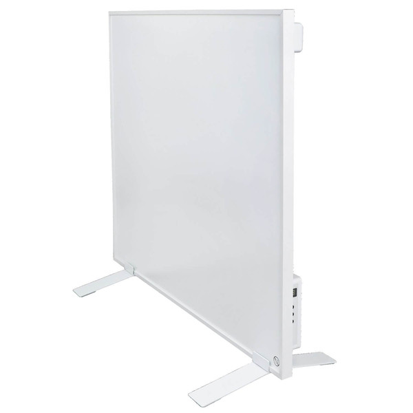 e2 Infrarotheizungen, Infrarot-Heizpaneel Complete Frame S 500W Thermostat Fernbedienung IP44 Weiß 70x60cm