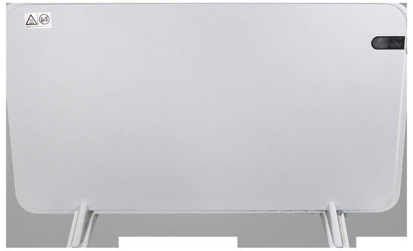 e2 Infrarotheizungen, Infrarot-Heizpaneel Alea M 480W Thermostat Fernbedienung IP44 Weiß 90x50cm
