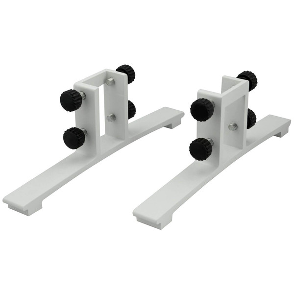 e2 Infrarotheizungen Zubehör, Standfüße mit Rollen für IR-Heizpaneele INFRAe² Weiß 20x11cm