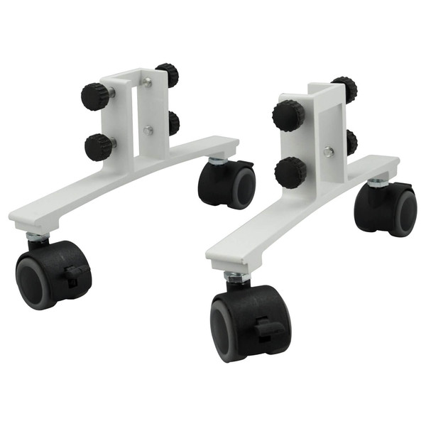 e2 Infrarotheizungen Zubehör, Standfüße mit Rollen für IR-Heizpaneele INFRAe² Weiß 20x11cm