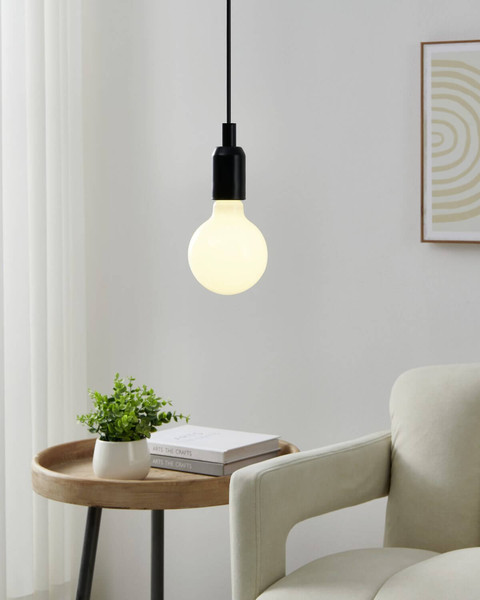 Eglo LED Lampe Smart E27 G95 dimmbar 7,5W 806lm RGB warmweiss 3000K Zigbee Opal 110355