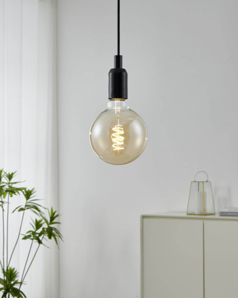 Eglo LED Lampe E27 G125 8W 806lm warmweiss 2700K Amber 110371