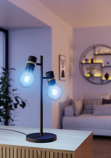 Eglo LED Lampe Smart E27 G95 dimmbar 7,5W 806lm RGB warmweiss 3000K Zigbee Klar 110407