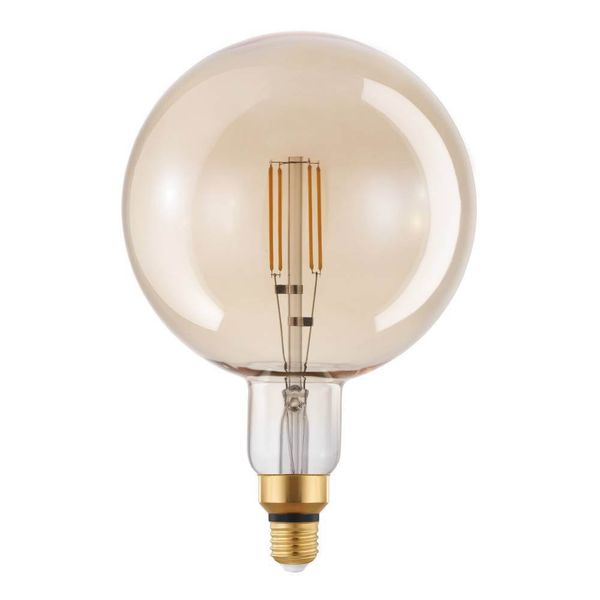 EGLO Vintage Spezial E27 LED große Globe Lampe G200 4W 2200K extra-warmweiss dimmbar