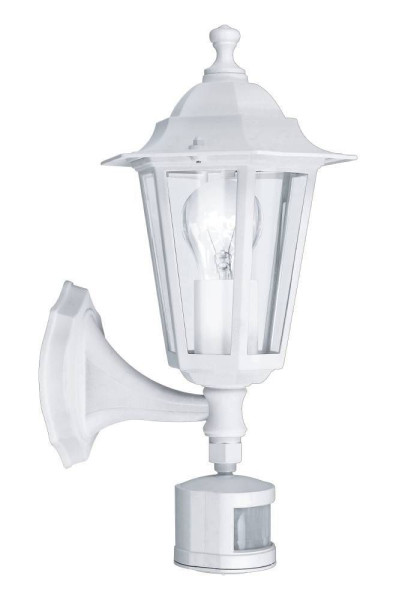 Eglo 22464 LATERNA 5 E27 Außen-Wand-/Deckenleuchte Sensor Weiss IP44
