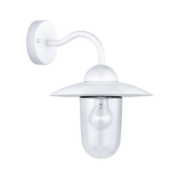 Eglo 30156 MILTON E27 Außen-Wand-/Deckenleuchte Weiss IP44