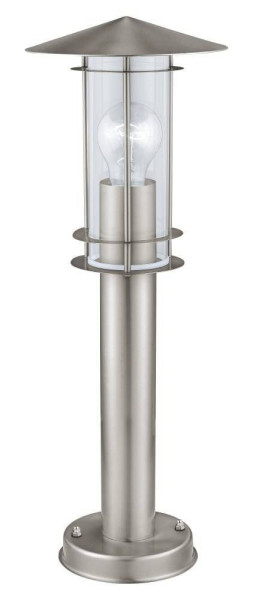 Eglo 30187 LISIO E27 Außen-Stehleuchte 50cm Ø175mm Edelstahl IP44
