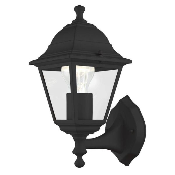 Eglo 31315 BELFORT 1 E27 Außen-Wand-/Deckenleuchte uplight Schwarz Weiss IP44