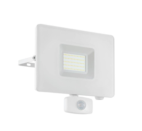 Eglo 33159 FAEDO 3 LED Außen-Wand-/Deckenleuchte 53W Sensor Weiss Tageslichtweiss IP44