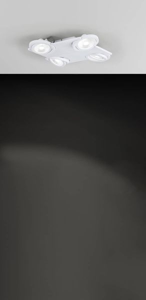 EGLO 39136 BREA LED Spot-Leuchte klar 4x5W 3000K warmweiss