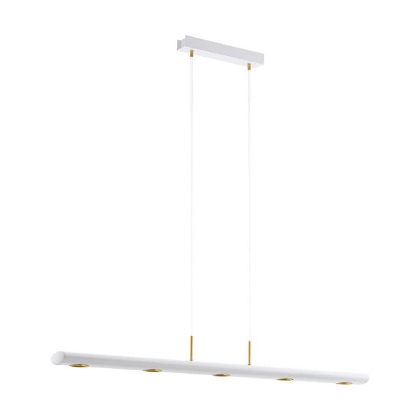 EGLO 39371 CANELAS LED Pendelleuchte gold 5x4.6W 2327K warmweiss