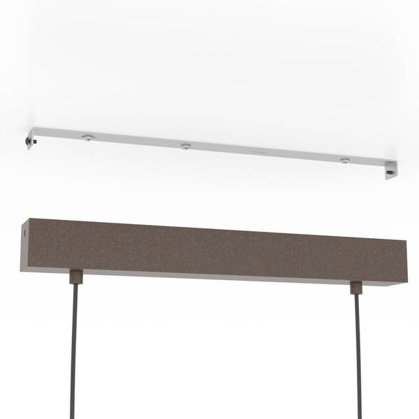 Eglo 43523 TOWNSHEND 4 E27 4-fach Hängeleuchte 700x140mm Braun Schwarz