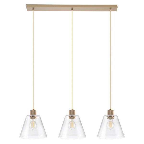 Eglo 43634 COPLEY E27 3-fach Hängeleuchte 900x200mm Goldfarben