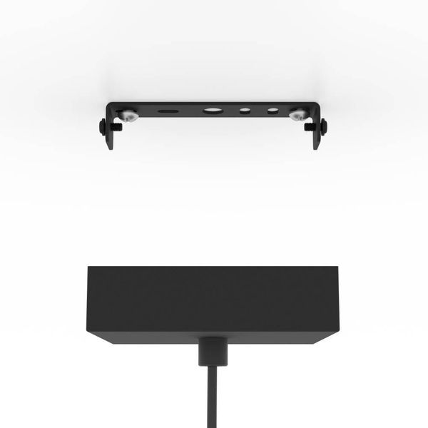 Eglo 43743 NAFFERTON E27 Hängeleuchte 100x100mm Schwarz Braun