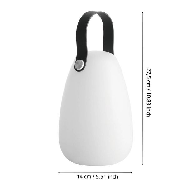 Eglo 48856 Z_SOLAR LED 2-fach Tischleuchte 2x0,2W Ø140mm Grau Weiss