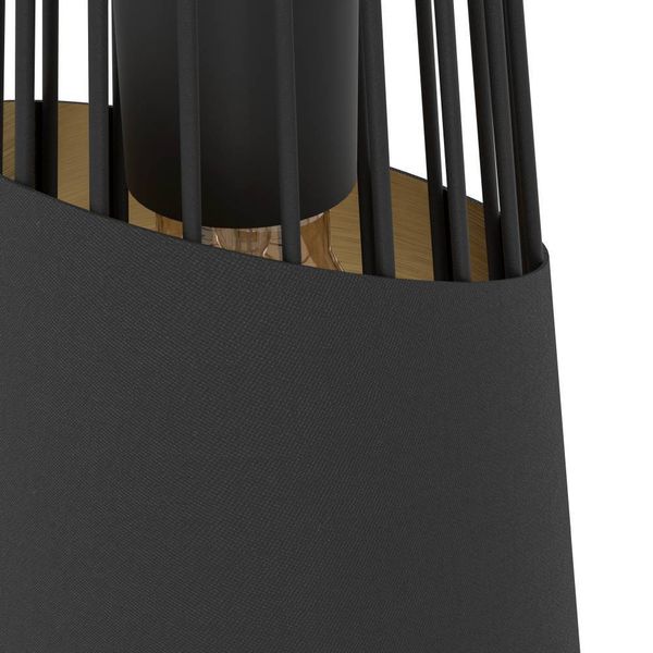 Eglo 49447 AUSTELL E27 Hängeleuchte Ø165mm Schwarz Gold