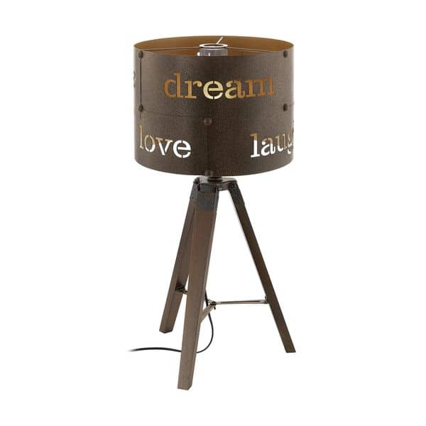 Eglo 49792 Coldingham Tischleuchte E27 rostfarben