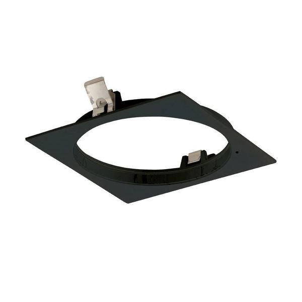 Eglo 60882 IN82SQ Einbaurahmen 1 eckig Schwarz, Chrom