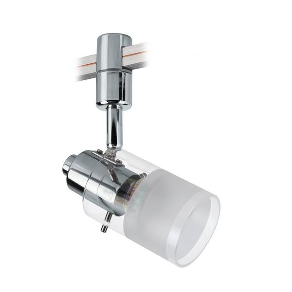 Eglo 61331 VILLANOVA 1 LED Leuchtspot 4,5W Ø60mm Chrom Weiss, Klar Warmweiss