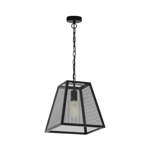 Eglo 62974 CALANNA E27 Hängeleuchte 300x300mm Schwarz
