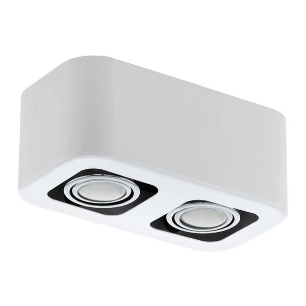 Eglo 64699 TORENO PRO LED Deckenleuchte 2x5W 240x130mm Weiss, Chrom