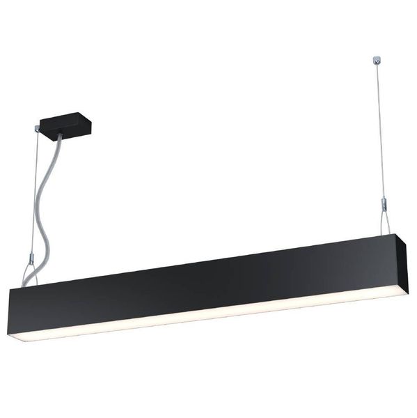 Eglo 65762 SEALZA 1 LED Hängeleuchte 30W 1140x70mm Schwarz Eloxiert Neutralweiss