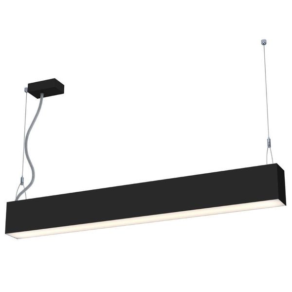 Eglo 66923 SEALZA 1 LED Hängeleuchte 65W 1425x70mm Schwarz Eloxiert Neutralweiss