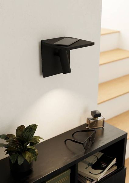 Eglo 67563 CIGLIE 1 LED Wandleuchte 6,2W Schwarz Warmweiss