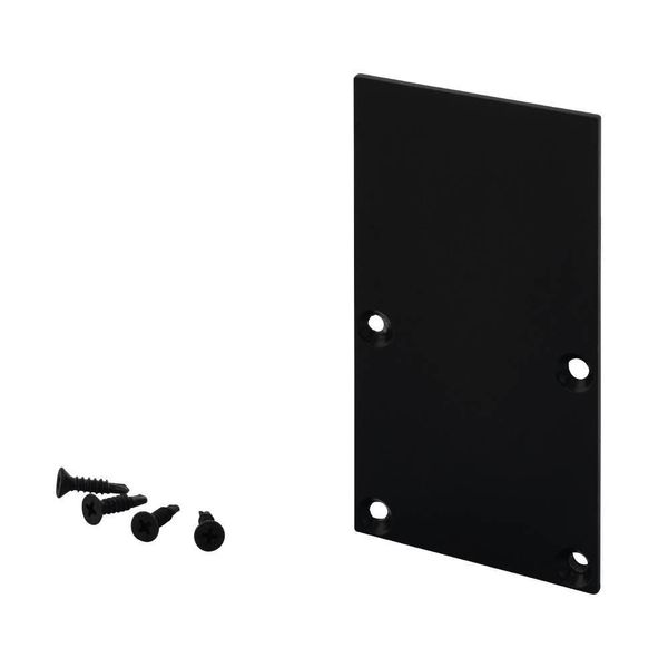 Eglo 67833 SEALZA 1 Enddeckel Struktur Schwarz Eloxiert