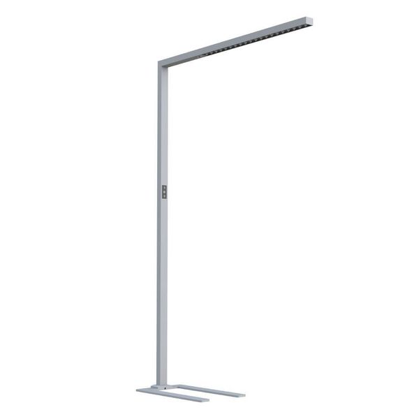 Eglo 68754 BARISARDA-F LED Stehleuchte 1203x52mm Silber Neutralweiss Dimmbar