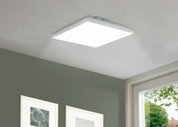 Eglo 75613 CALEMAR LED Wand-/Deckenleuchte 8,5W 287x287mm Weiss Neutralweiss