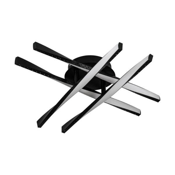 Eglo 75683 ADEJE LED Wand-/Deckenleuchte 19W 435x435mm Schwarz Weiss Warmweiss