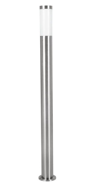 Eglo 81752 HELSINKI E27 Außen-Stehleuchte 110cm Ø75mm Edelstahl Weiss IP65