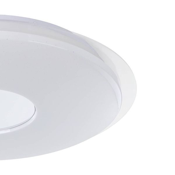 Eglo 900005 LANCIANO-Z LED 4-fach Deckenleuchte 4x11,2W Ø560mm Weiss Chrom steuerbare Lichtfarbe dimmbar