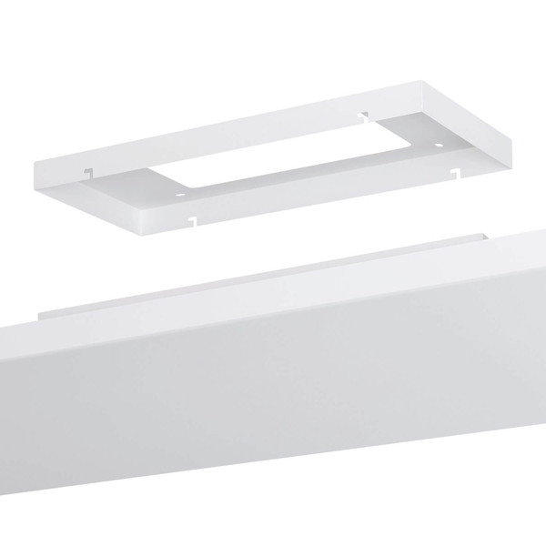 Eglo LED Deckenleuchte Turcona-Z Smart 3-flammig dimmbar 3x 10,6W RGB CCT warm-/tageslichtweiss 2700-6500K Zigbee Weiss Stahl Aluminium 120x30cm 900061
