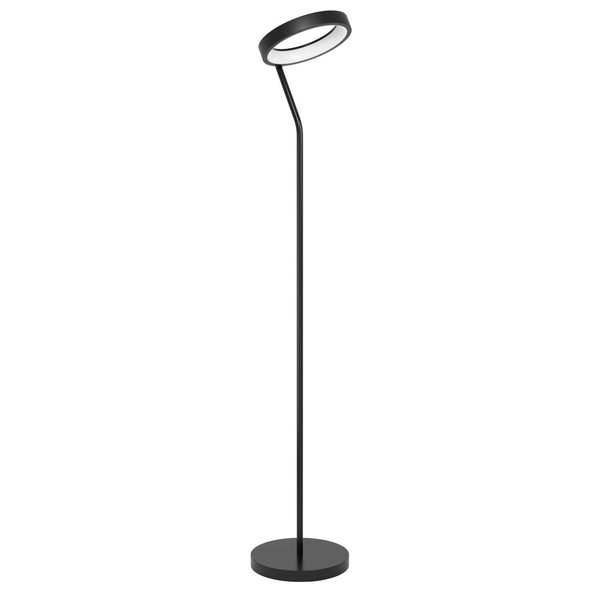 Eglo LED Stehleuchte Marghera-Z Smart 4-flammig dimmbar 4x 4W RGB CCT warm-/tageslichtweiss 2700-6500K Zigbee Schwarz Stahl 169cm 900072