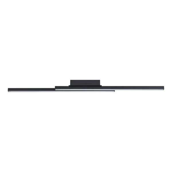 Eglo LED Deckenleuchte Fraioli-Z Smart 2-flammig dimmbar 2x 17W RGB CCT warm-/tageslichtweiss 2700-6500K Zigbee Schwarz Aluminium 105,5x12cm 900079
