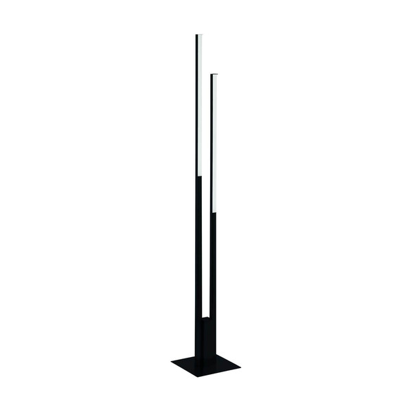 Eglo LED Stehleuchte Fraioli-Z Smart 2-flammig dimmbar 2x 17W RGB CCT warm-/tageslichtweiss 2700-6500K Zigbee Schwarz Aluminium 175,5cm 900082