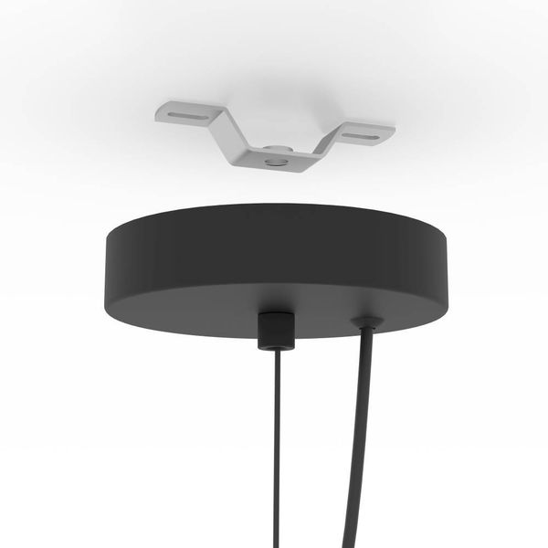 Eglo 900158 CAMASCA E27 Hängeleuchte Ø280mm Schwarz höhenverstellbar