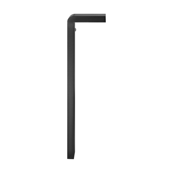 Eglo LED Solar-Stehleuchte Baracconi 18-flammig 18x 0,2W Bewegungsmelder IP44 Schwarz Satiniert Aluminium 80cm 900246