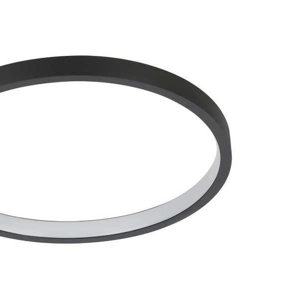 Eglo 900421 GAFARES LED Deckenleuchte 15W 405x290mm Schwarz Weiss steuerbare Lichtfarbe dimmbar