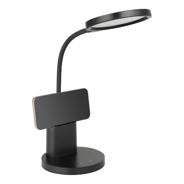 Eglo 900528 BROLINI LED Tischleuchte 2,1W Ø150mm Schwarz USB steuerbare Lichtfarbe dimmbar