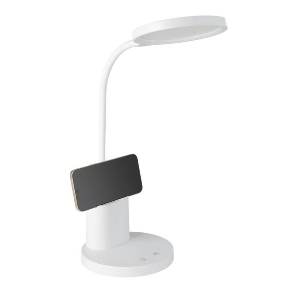 Eglo 900529 BROLINI LED Tischleuchte 2,1W Ø150mm Weiss USB steuerbare Lichtfarbe dimmbar