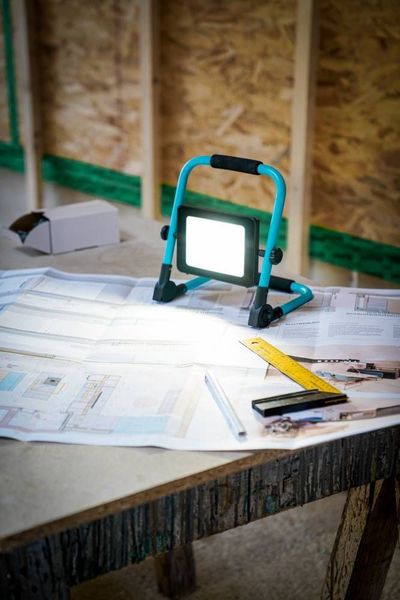 Eglo 900531 AVELAR LED Stehleuchte 52W 250x185mm Schwarz Türkis Weiss Neutralweiss IP65