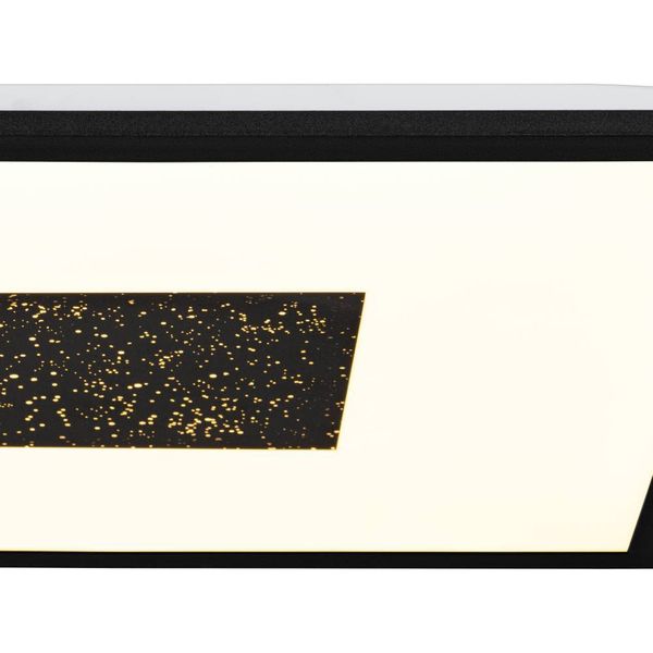 Eglo 900559 MARMORATA LED Deckenleuchte 19W, 9W 445x445mm Schwarz Weiss warmweiss