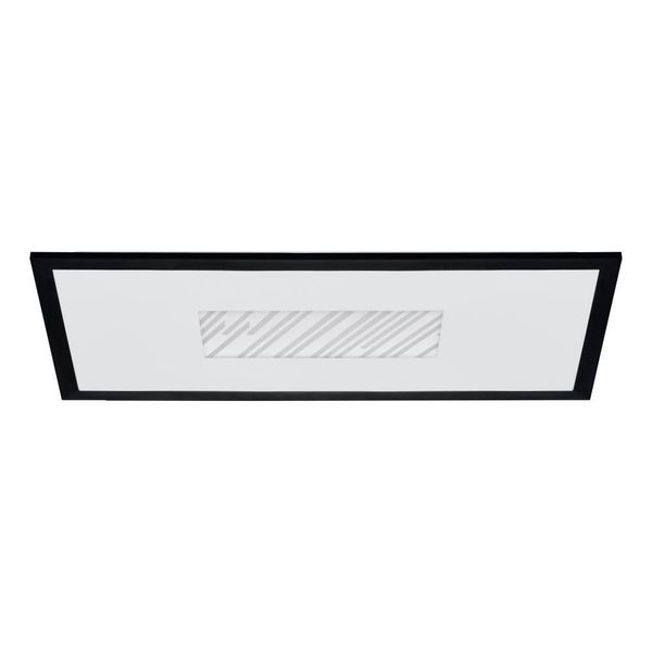 Eglo 900573 BORDONARA LED Deckenleuchte 35W 1195x295mm Schwarz Weiss Fernbedienung RGB steuerbare Lichtfarbe dimmbar